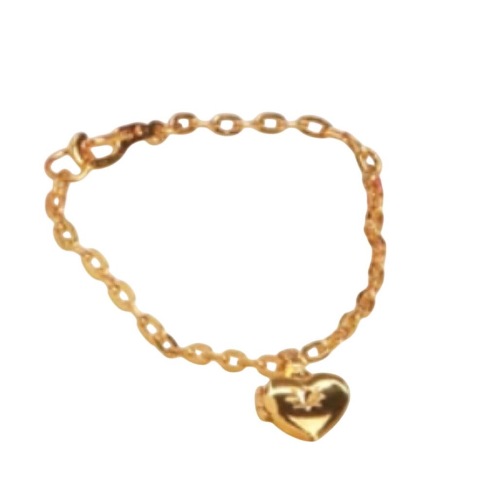 American Girl Marie Grace Necklace Gold Chain Heart Locket Doll Meet Accessory